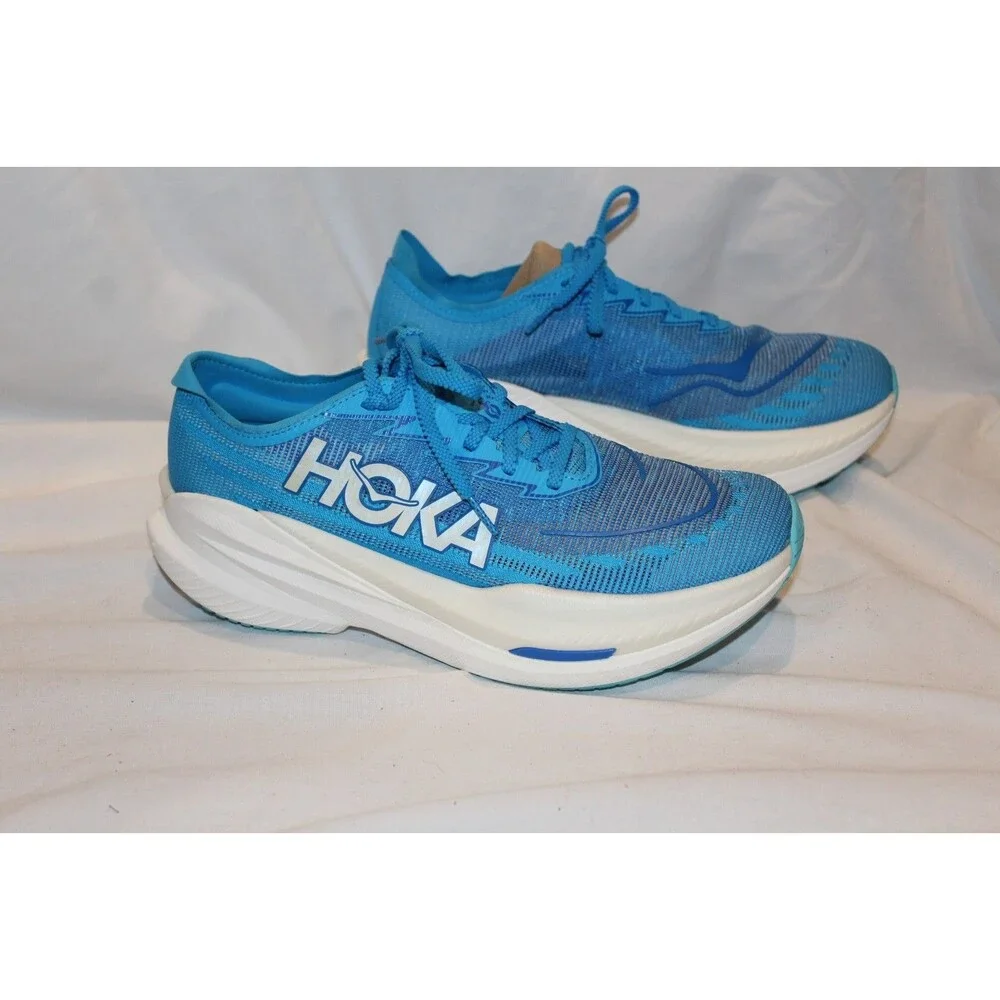 NEW Hoka‎ One Men's MACH X 2 RUNNING SNEAKERS SYVR BLUE SZ 11.5 NEW $190